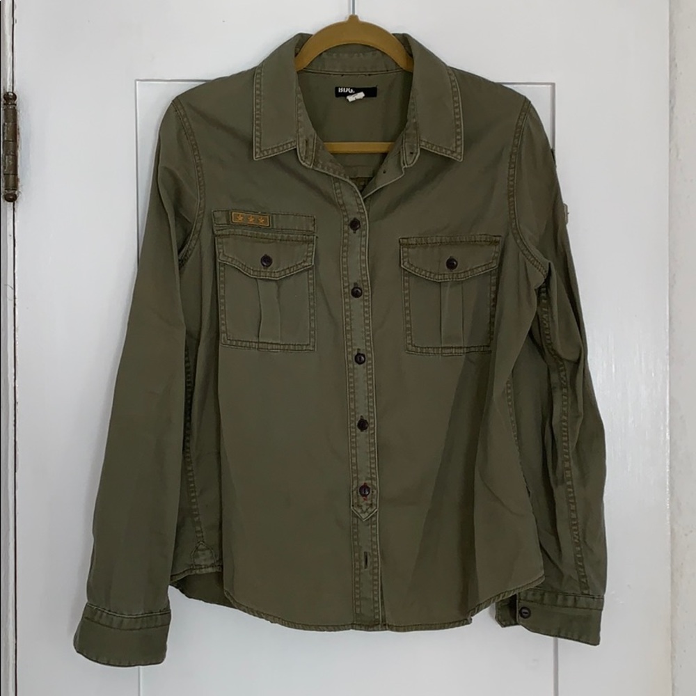 Bdg Army-Inspired Button Down - image 1